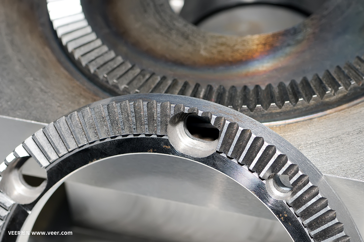 工業產品,金屬零件,特寫。